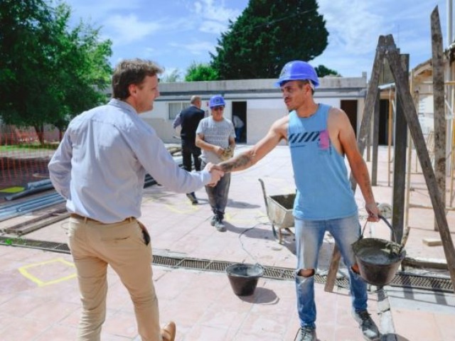 El Municipio licit obras para la Secundaria 2 de Sierras Bayas